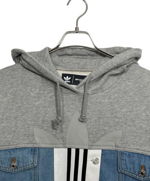 adidas（アディダス）adidas (アディダス) デニムジャケット スカイブルー サイズ:XSの古着・服飾アイテム