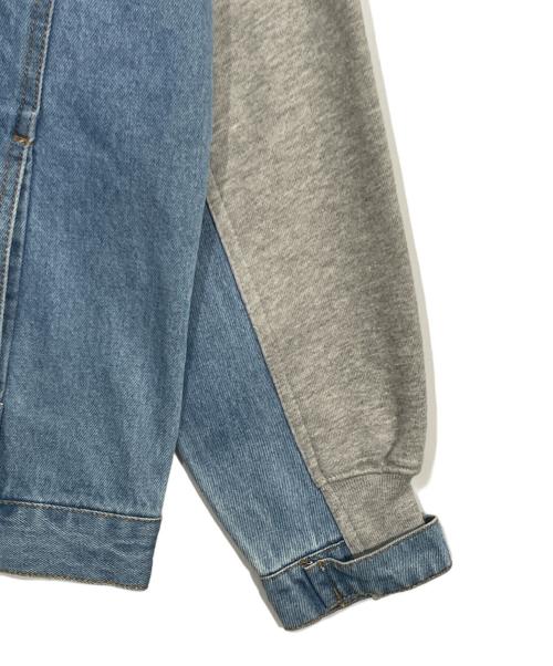 adidas（アディダス）adidas (アディダス) デニムジャケット スカイブルー サイズ:XSの古着・服飾アイテム
