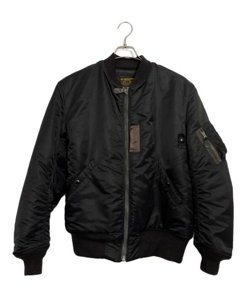 BUZZ RICKSON'S（バズリクソンズ）BUZZ RICKSON'S (バズリクソンズ) WILLIAM GIBSON COLLECTION (ウィリアムギブソンコレクション) フライトジャケット ブラック サイズ:42LONGの古着・服飾アイテム