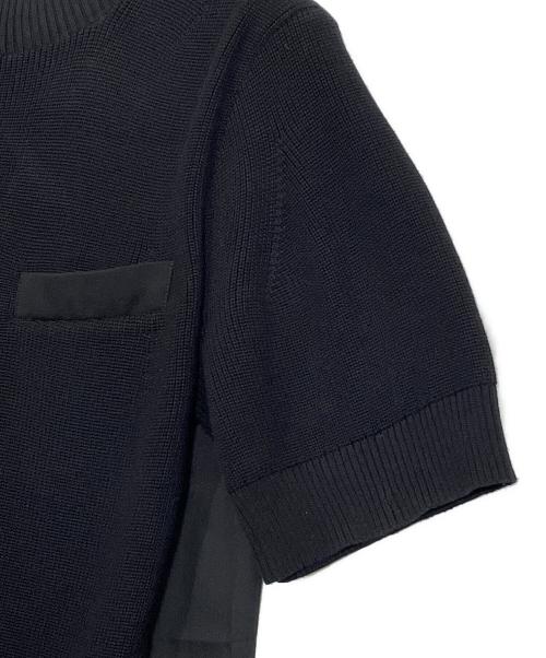 sacai（サカイ）sacai (サカイ) ニットドッキングワンピース サイズ:2の古着・服飾アイテム