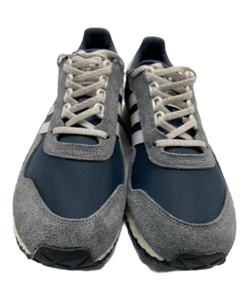 adidas（アディダス）adidas (アディダス) ローカットスニーカー グレー×ネイビー サイズ:27.5の古着・服飾アイテム