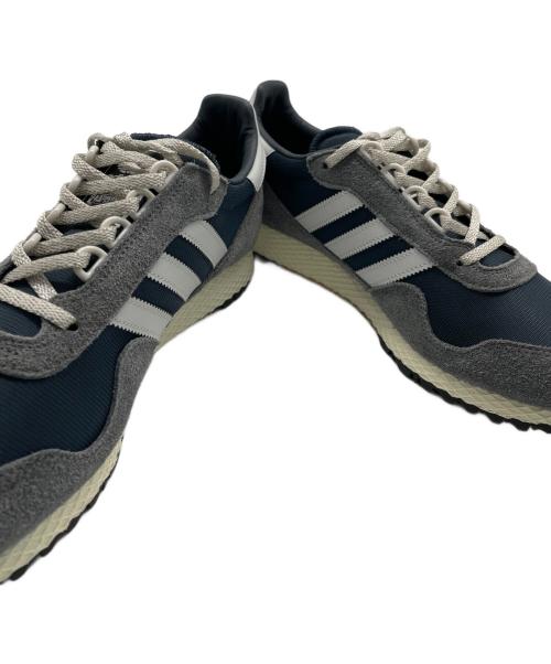 adidas（アディダス）adidas (アディダス) ローカットスニーカー グレー×ネイビー サイズ:27.5の古着・服飾アイテム