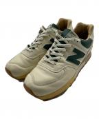 NEW BALANCE×the apartmentニューバランス×ジ アパートメント）の古着「スニーカー」｜ベージュ×グリーン