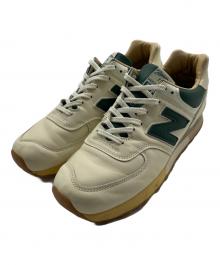 NEW BALANCE×the apartment（ニューバランス×ジ アパートメント）の古着「スニーカー」｜ベージュ×グリーン