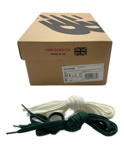 NEW BALANCE（ニューバランス）NEW BALANCE (ニューバランス) the apartment (ジ アパートメント) スニーカー ベージュ×グリーン サイズ:27.5の古着・服飾アイテム