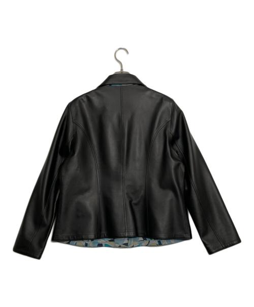BOURGES（ブルージュ）BOURGES (ブルージュ) レザージャケット ブラック サイズ:Mの古着・服飾アイテム