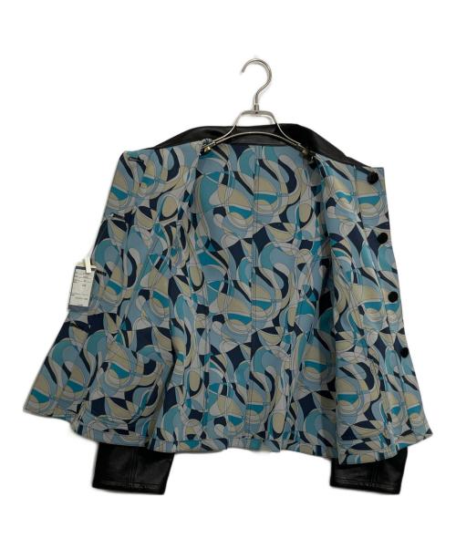BOURGES（ブルージュ）BOURGES (ブルージュ) レザージャケット ブラック サイズ:Mの古着・服飾アイテム