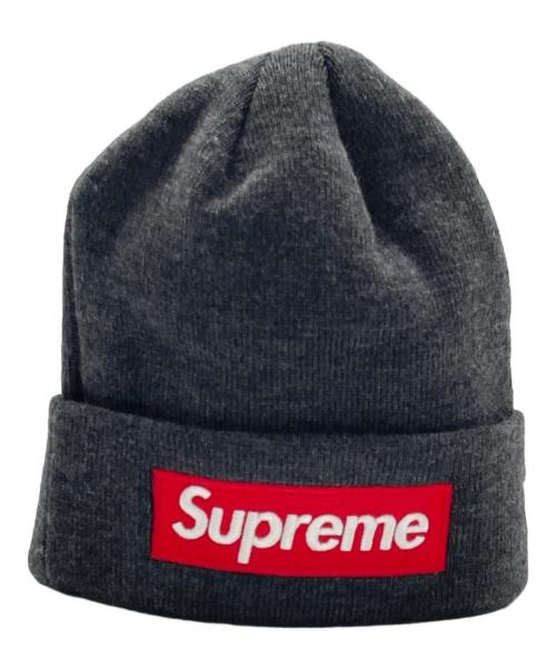 SUPREME（シュプリーム）SUPREME (シュプリーム) New Era (ニューエラ) ニット帽 グレーの古着・服飾アイテム