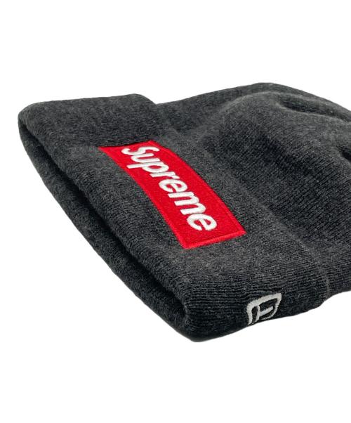 SUPREME（シュプリーム）SUPREME (シュプリーム) New Era (ニューエラ) ニット帽 グレーの古着・服飾アイテム