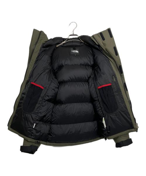 THE NORTH FACE（ザ ノース フェイス）THE NORTH FACE (ザ ノース フェイス) ダウンジャケット オリーブ×ブラック サイズ:Lの古着・服飾アイテム