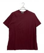 Yohji Yamamoto pour hommeヨウジヤマモト プールオム）の古着「アルティマ天竺半袖Tシャツ」｜ボルドー
