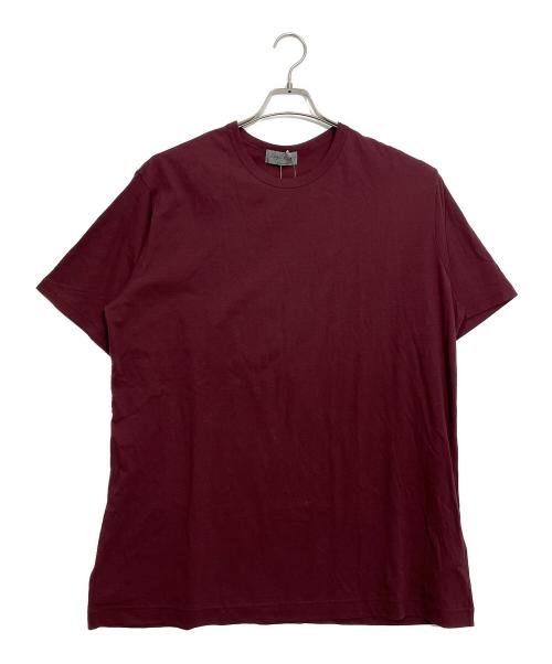 Yohji Yamamoto pour homme（ヨウジヤマモト プールオム）Yohji Yamamoto pour homme (ヨウジヤマモト プールオム) アルティマ天竺半袖Tシャツ ボルドー サイズ:3の古着・服飾アイテム