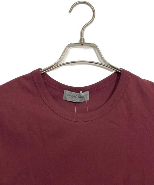 Yohji Yamamoto pour homme（ヨウジヤマモト プールオム）Yohji Yamamoto pour homme (ヨウジヤマモト プールオム) アルティマ天竺半袖Tシャツ ボルドー サイズ:3の古着・服飾アイテム