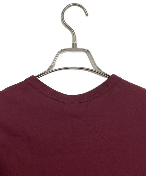 Yohji Yamamoto pour homme（ヨウジヤマモト プールオム）Yohji Yamamoto pour homme (ヨウジヤマモト プールオム) アルティマ天竺半袖Tシャツ ボルドー サイズ:3の古着・服飾アイテム