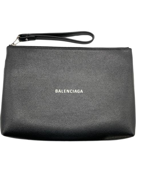BALENCIAGA（バレンシアガ）BALENCIAGA (バレンシアガ) クラッチバッグ ブラックの古着・服飾アイテム