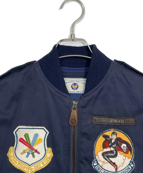 THE REAL McCOY'S（ザ・リアルマッコイズ）THE REAL McCOY'S (ザ・リアルマッコイズ) フライトジャケット ネイビー サイズ:36の古着・服飾アイテム