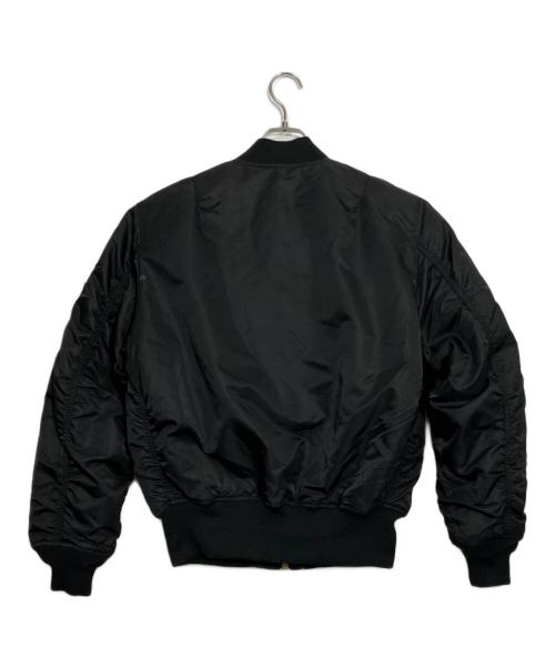 ALPHA INDUSTRIES（アルファインダストリーズ）ALPHA INDUSTRIES (アルファインダストリーズ) MA-1ジャケット ブラック サイズ:Mの古着・服飾アイテム