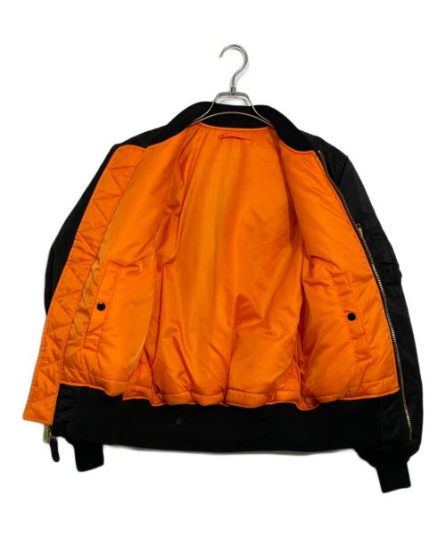 ALPHA INDUSTRIES（アルファインダストリーズ）ALPHA INDUSTRIES (アルファインダストリーズ) MA-1ジャケット ブラック サイズ:Mの古着・服飾アイテム