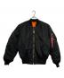 ALPHA INDUSTRIES（アルファインダストリーズ）の古着「MA-1ジャケット」｜ブラック