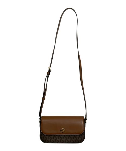 MICHAEL KORS（マイケルコース）MICHAEL KORS (マイケルコース) ショルダーバッグ ブラウンの古着・服飾アイテム