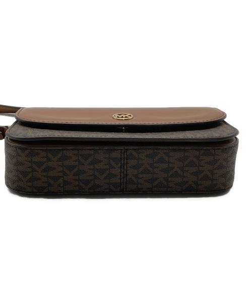 MICHAEL KORS（マイケルコース）MICHAEL KORS (マイケルコース) ショルダーバッグ ブラウンの古着・服飾アイテム