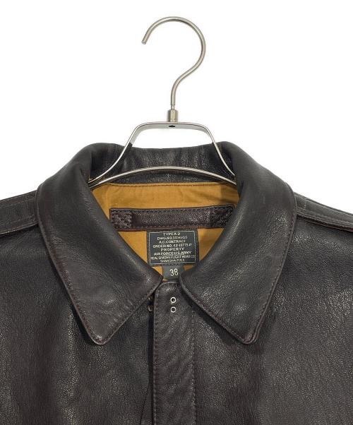 REAL SIMONS（リアル・シモンズ）REAL SIMONS (リアル・シモンズ) レザージャケット サイズ:38の古着・服飾アイテム
