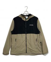 Columbia（コロンビア）の古着「アウトドアジャケット」｜ベージュ×ブラック