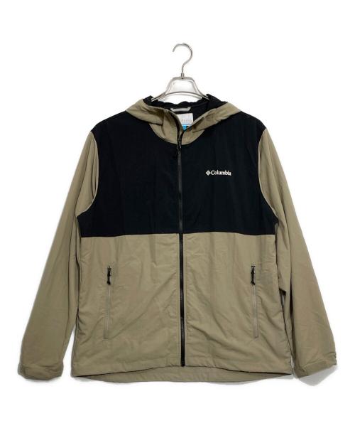 Columbia（コロンビア）Columbia (コロンビア) アウトドアジャケット ベージュ×ブラック サイズ:XLの古着・服飾アイテム