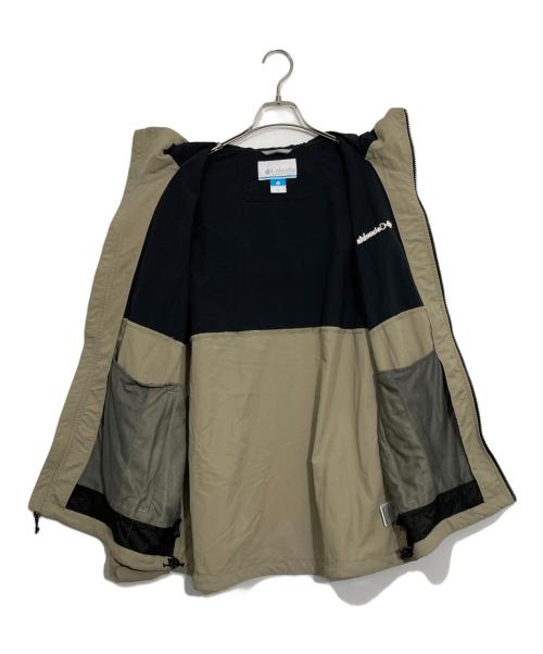 Columbia（コロンビア）Columbia (コロンビア) アウトドアジャケット ベージュ×ブラック サイズ:XLの古着・服飾アイテム