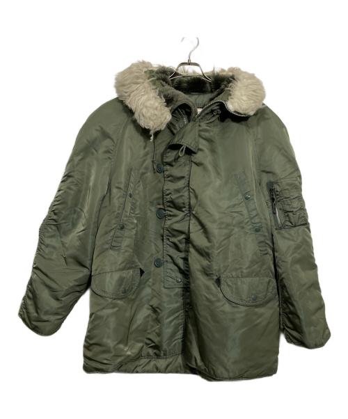 ALPHA（アルファ）ALPHA (アルファ) N-3Bタイプコート カーキ サイズ:XLの古着・服飾アイテム