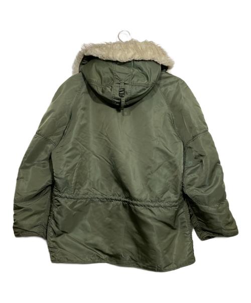 ALPHA（アルファ）ALPHA (アルファ) N-3Bタイプコート カーキ サイズ:XLの古着・服飾アイテム