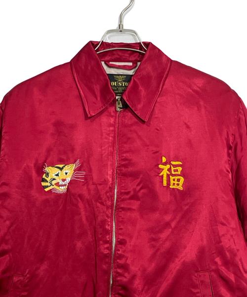 HOUSTON（ヒューストン）HOUSTON (ヒューストン) ベトジャン レッド サイズ:L 未使用品の古着・服飾アイテム