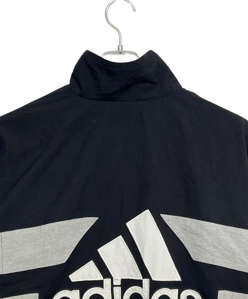 adidas（アディダス）adidas (アディダス) ヴィンテージトラックジャケット ブラック×グレー サイズ:Mの古着・服飾アイテム