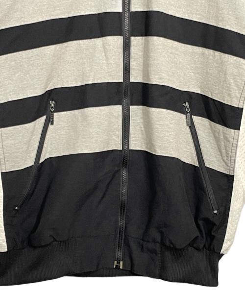 adidas（アディダス）adidas (アディダス) ヴィンテージトラックジャケット ブラック×グレー サイズ:Mの古着・服飾アイテム