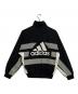 adidas (アディダス) ヴィンテージトラックジャケット ブラック×グレー サイズ:M：4000円