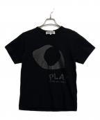 PLAY COMME des GARCONSプレイコムデギャルソン）の古着「Tシャツ」｜ブラック