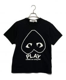 PLAY COMME des GARCONS（プレイコムデギャルソン）の古着「Tシャツ」｜ブラック