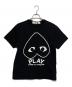 PLAY COMME des GARCONS（プレイコムデギャルソン）の古着「Tシャツ」｜ブラック