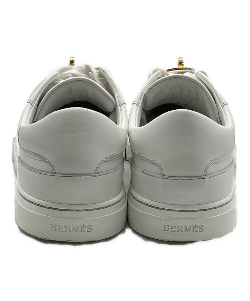 HERMES（エルメス）HERMES (エルメス) スニーカー ホワイト サイズ:38の古着・服飾アイテム