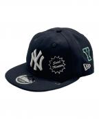 New Era×SAINT MICHAELニューエラ×セントマイケル）の古着「キャップ」｜ブラック
