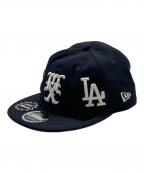 New Era×SAINT MICHAELニューエラ×セントマイケル）の古着「キャップ」｜ブラック