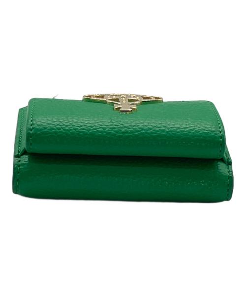 Vivienne Westwood（ヴィヴィアンウエストウッド）Vivienne Westwood (ヴィヴィアンウエストウッド) 3つ折り財布 グリーンの古着・服飾アイテム