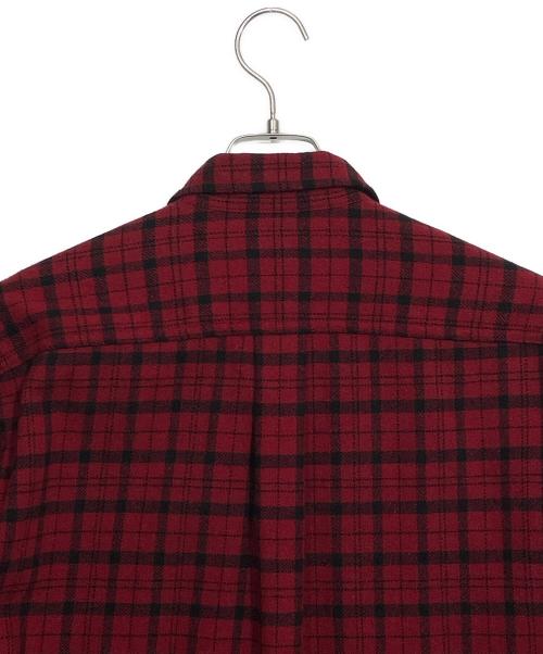 THE NORTH FACE（ザ ノース フェイス）THE NORTH FACE (ザ ノース フェイス) ブラッシュウッドウールシャツ レッド サイズ:Mの古着・服飾アイテム