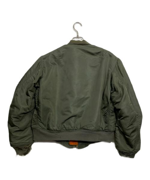MA-1ジャケット（エムエーワン）MA-1ジャケット (エムエーワン) MA-1ジャケット オリーブ サイズ:Lの古着・服飾アイテム