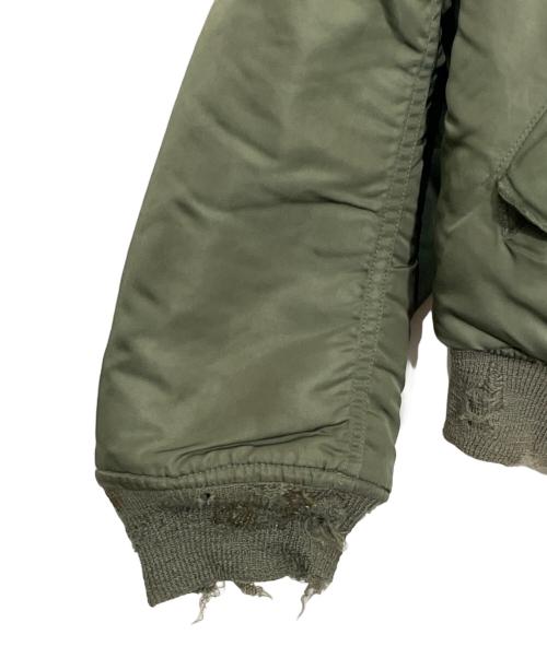 MA-1ジャケット（エムエーワン）MA-1ジャケット (エムエーワン) MA-1ジャケット オリーブ サイズ:Lの古着・服飾アイテム