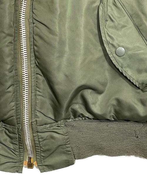 MA-1ジャケット（エムエーワン）MA-1ジャケット (エムエーワン) MA-1ジャケット オリーブ サイズ:Lの古着・服飾アイテム