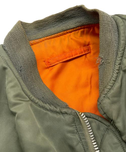 MA-1ジャケット（エムエーワン）MA-1ジャケット (エムエーワン) MA-1ジャケット オリーブ サイズ:Lの古着・服飾アイテム