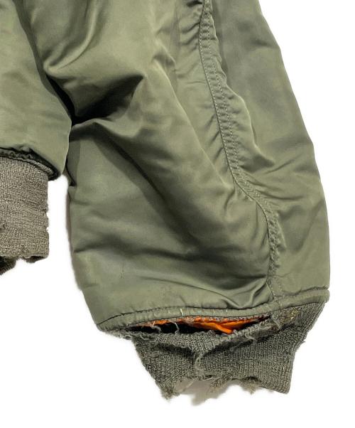 MA-1ジャケット（エムエーワン）MA-1ジャケット (エムエーワン) MA-1ジャケット オリーブ サイズ:Lの古着・服飾アイテム