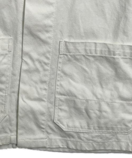 molinel（モリネル）molinel (モリネル) ジャケット ホワイト サイズ:40の古着・服飾アイテム