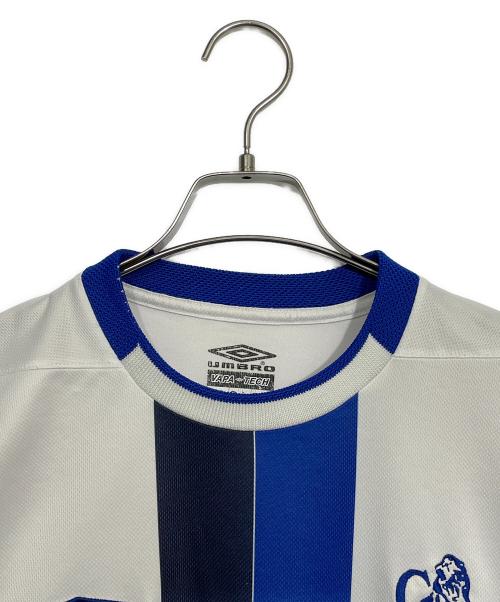UMBRO（アンブロ）UMBRO (アンブロ) サッカーユニフォーム ホワイト×ブルー サイズ:Mの古着・服飾アイテム